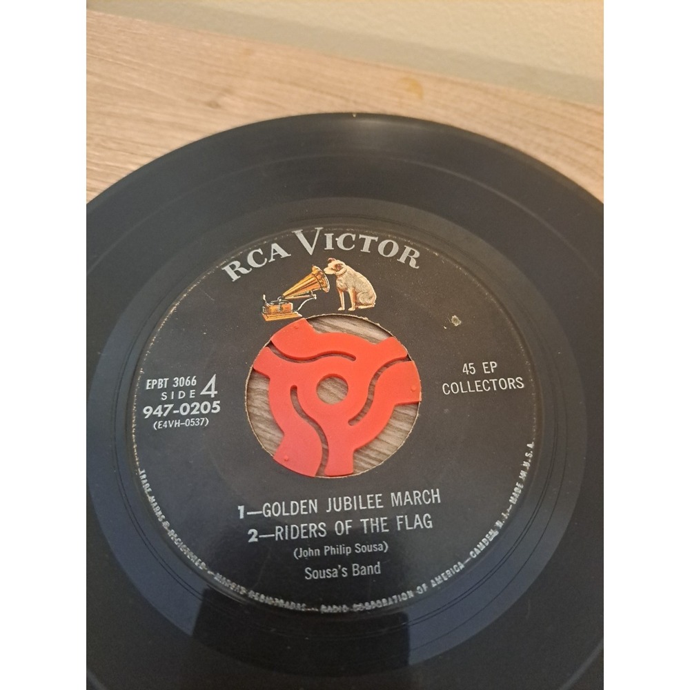 SOUSA'S ORIGINAL BAND Stars & Stripes Forever 1952 10" RCA LP Missing One Record - Picture 6 of 8